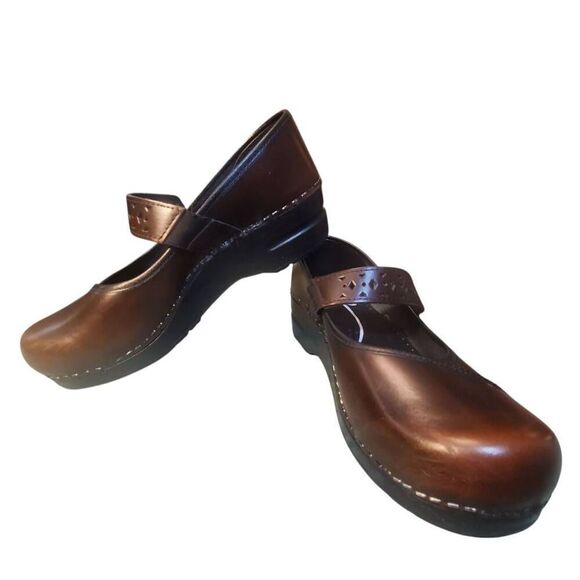 Sanita Women's Alyssa Mary Jane Original Danish Clogs Shoes Size 39, US 8 - Picture 2 of 13